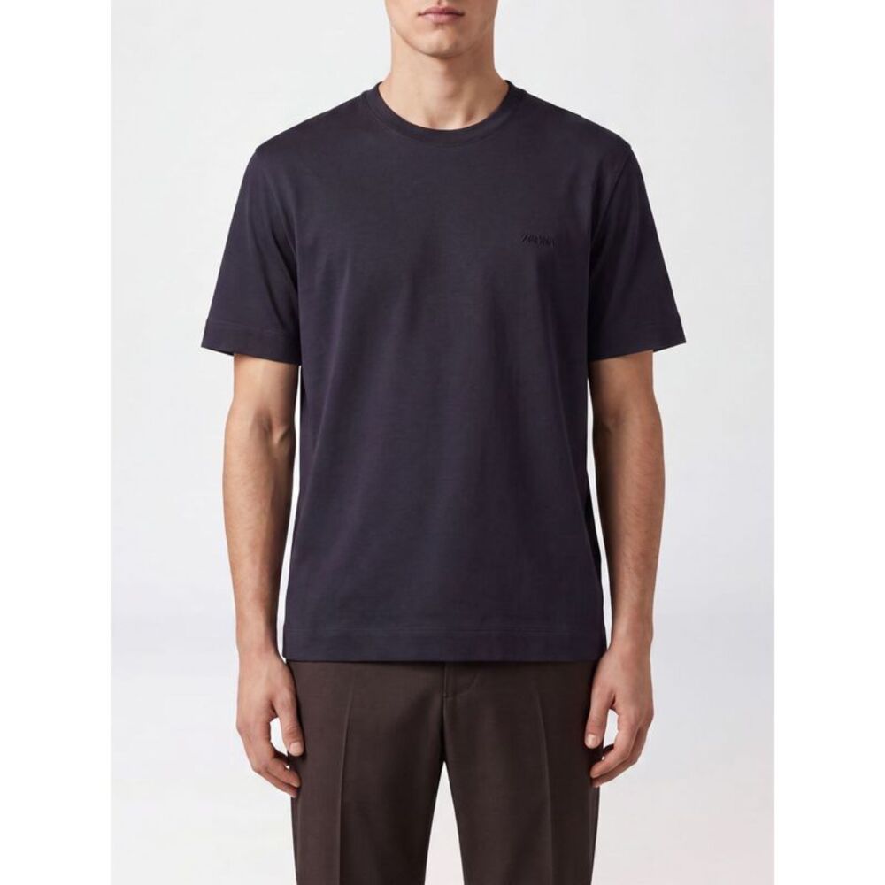 Zegna T-Shirt Men Blue